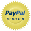 PayPal Verified Button on Mansavage Productions website.
